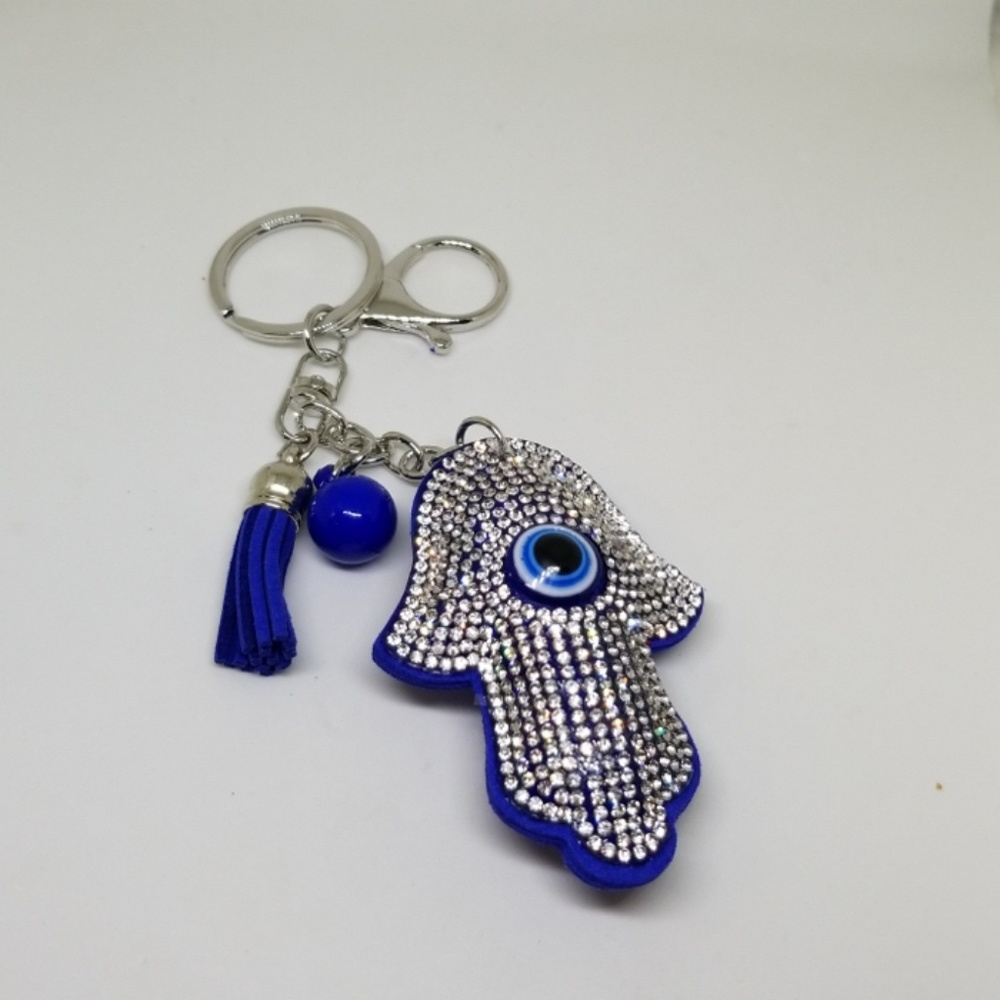 Evil Eye Rhinestone Keychain Turkish - Picture 2 of 4